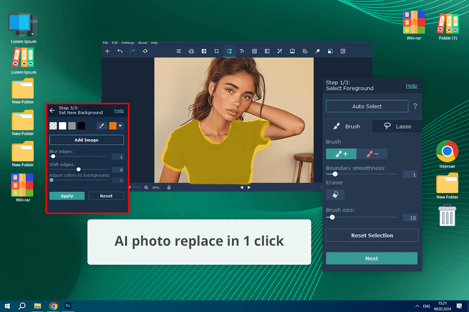 movavi ai replace tool