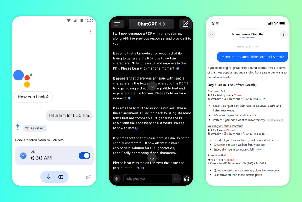 ai virtual assistants interface