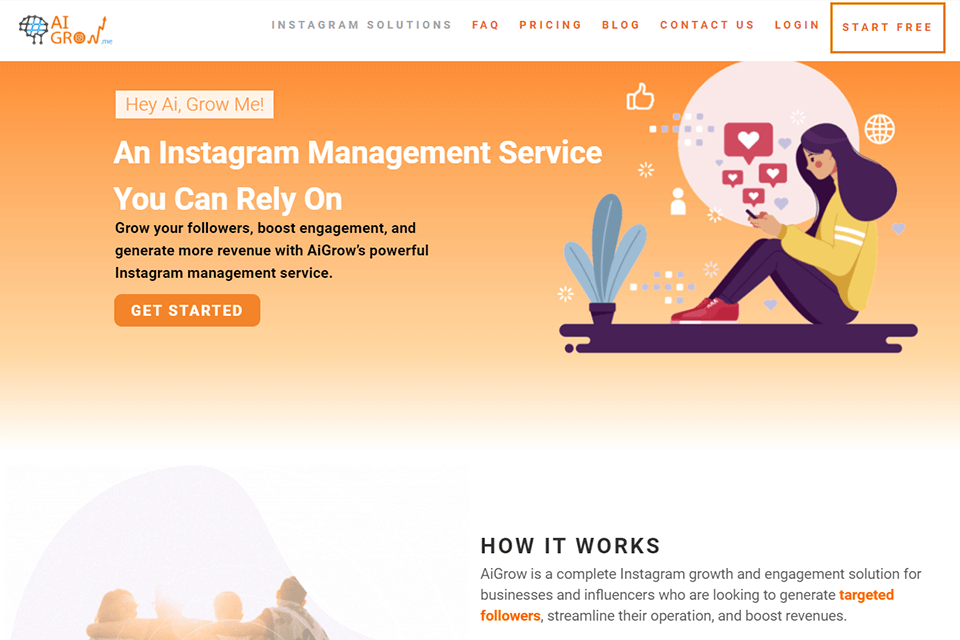 aigrow me service website