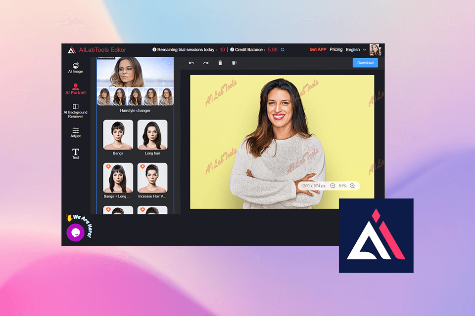 ailab tools ai hairstyle generator