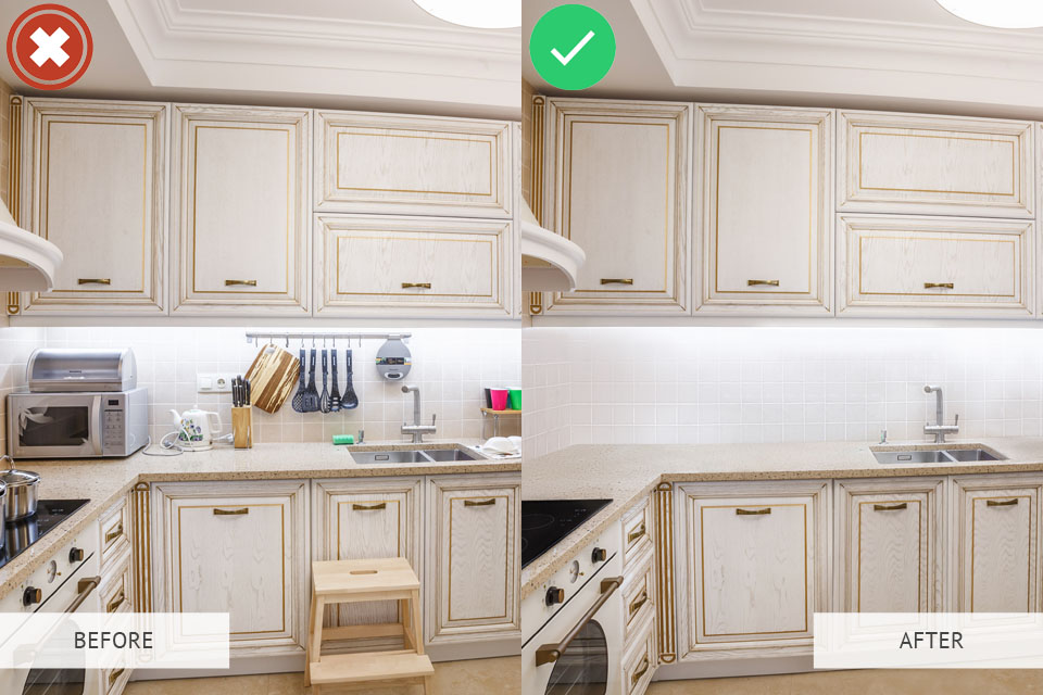 airbnb photo tips declutter