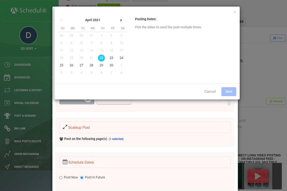 aischedul scheduling