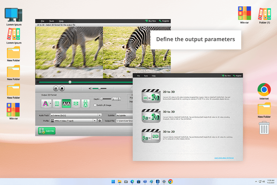 aiseesoft 3d converter output