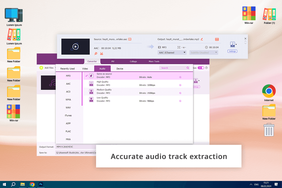 aiseesoft acc to mp3 converter