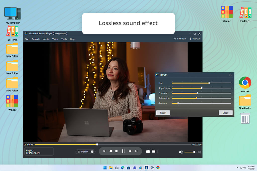 aiseesoft blu-ray player interface