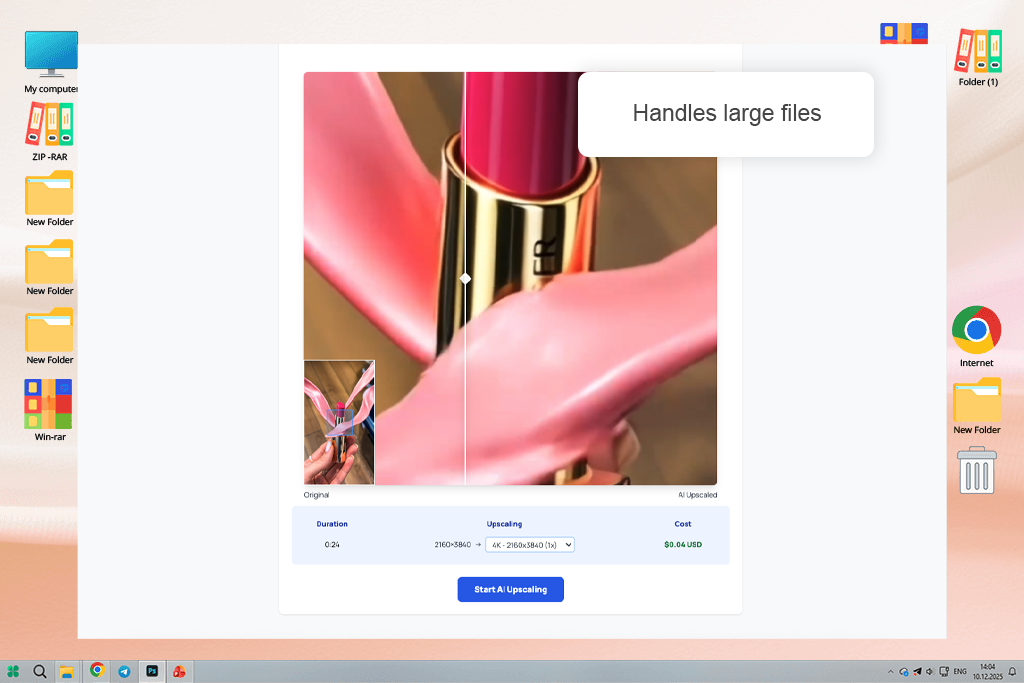 aivideoupscaler ai video upscaler