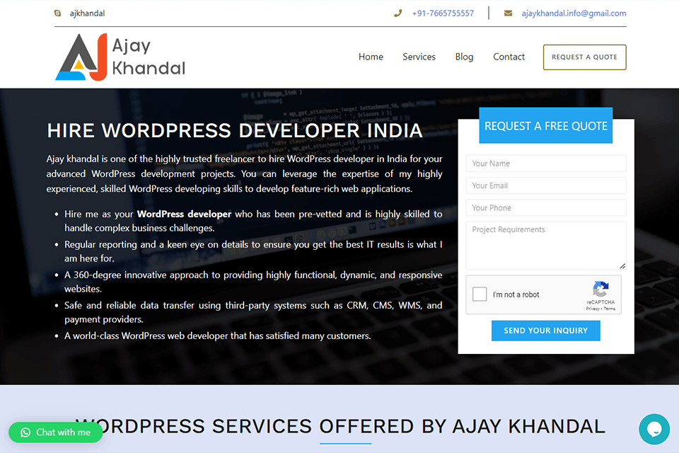 ajay khandal official site