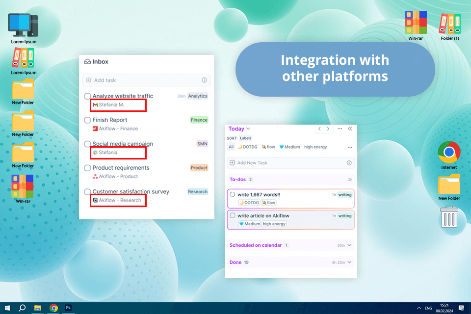 akiflow motion app alternative