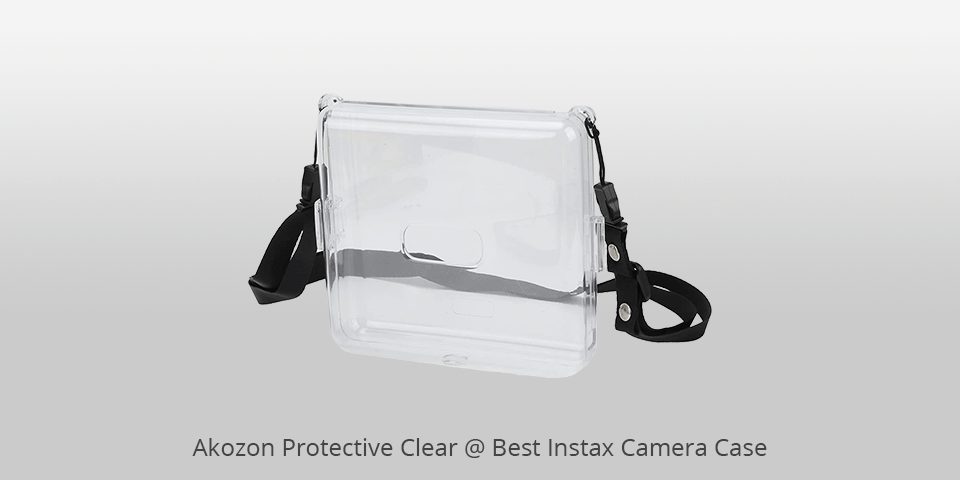 akozon protective clear instax camera case