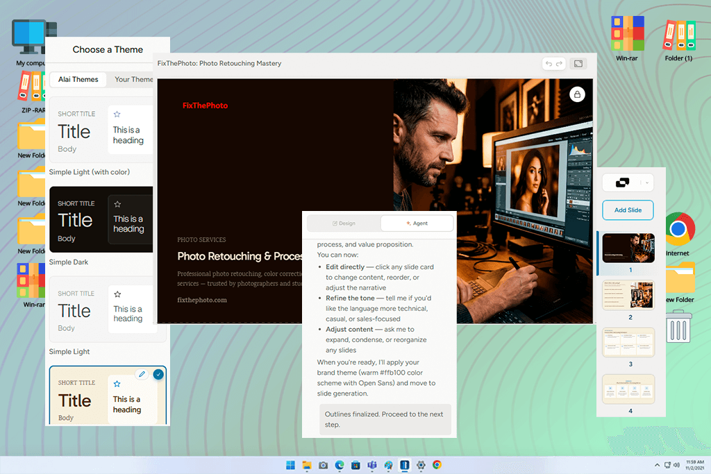 alai ai presentation maker editor
