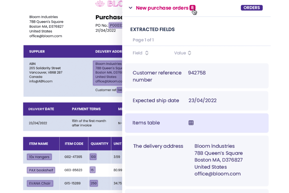 alphamoon interface data extraction