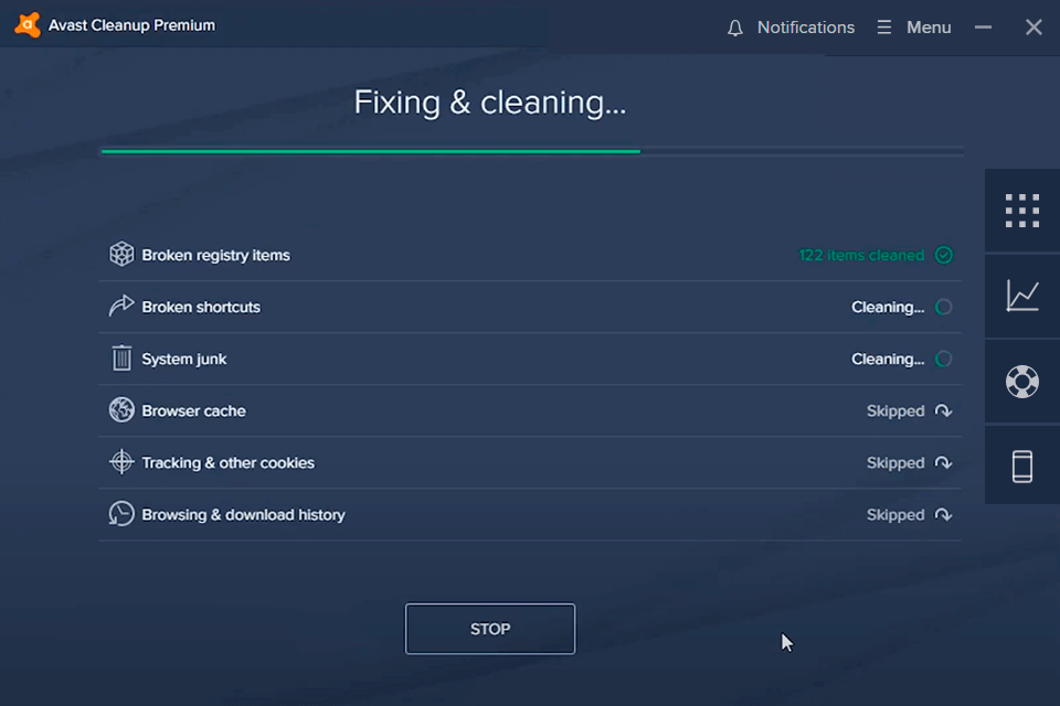 ccleaner alternative avast cleanup interface