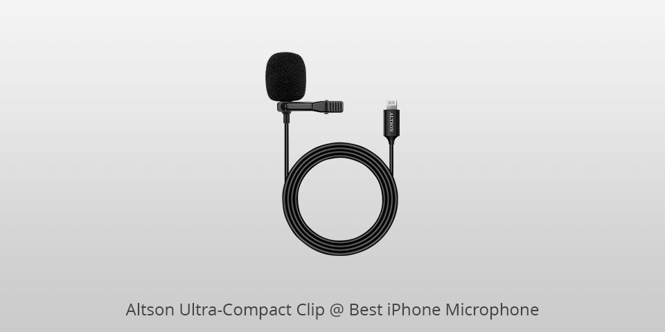 altson ultra-compact clip ميكروفونات iphone
