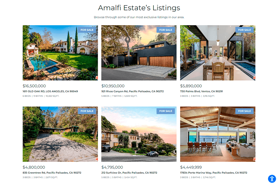 amalfi estates listings
