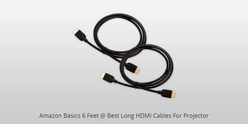 amazon basics 6 feet long hdmi cable for projector