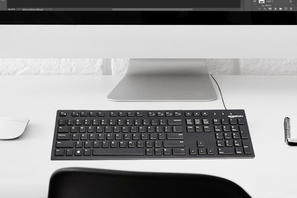 amazon basics budget keyboard