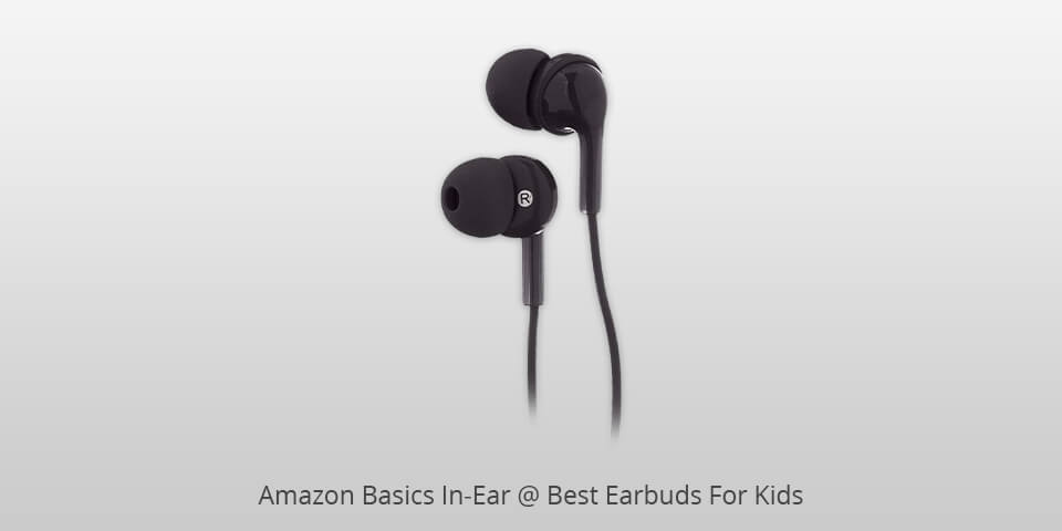 amazon basics in-ear earbuds for kids