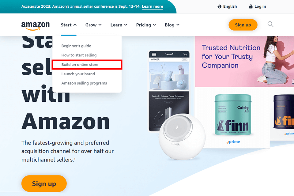 amazon to help start an online gear store