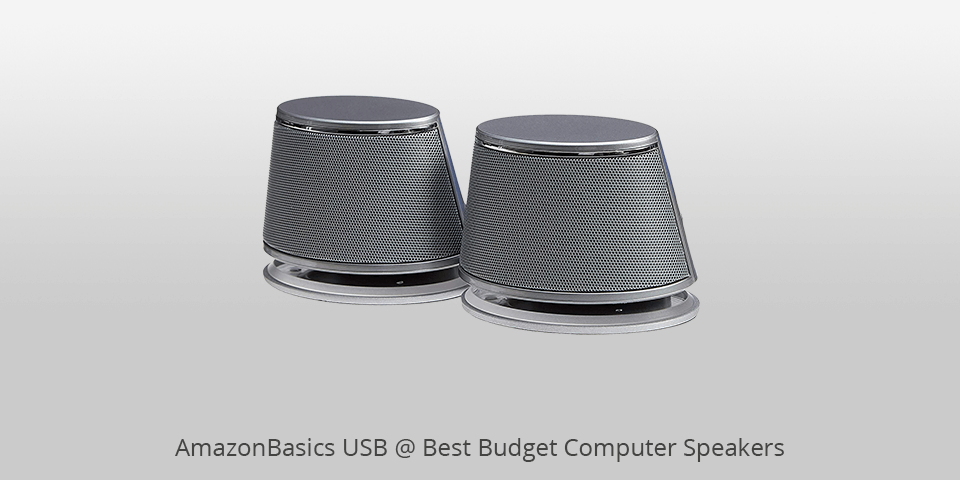 budget computer speakers amazonbasics