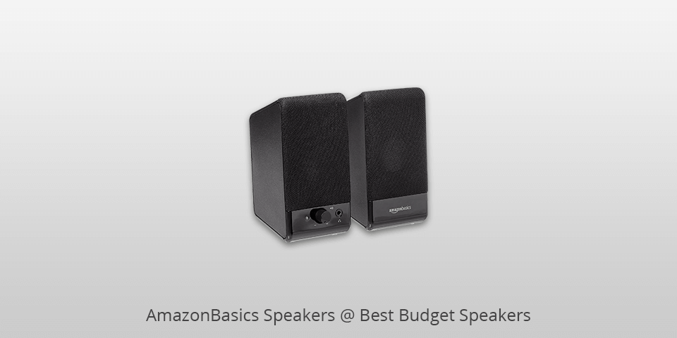 amazonbasics speakers budget speakers