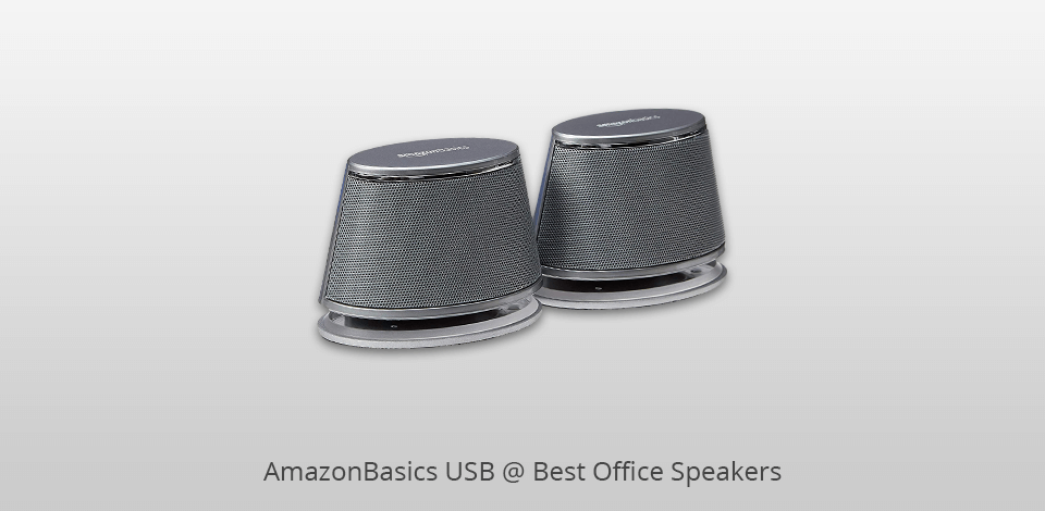 amazonbasics usb office speakers