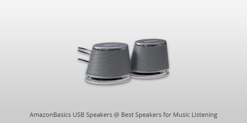 amazonbasics usb speakers speakers for music listening