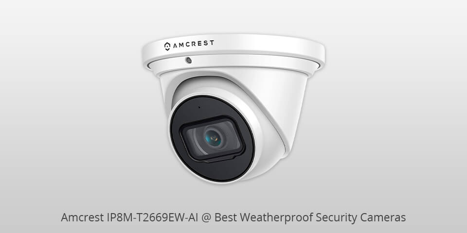 amcrest ip8m-t2669ew-ai weatherproof security camera