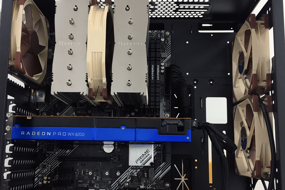 amd radeon pro wx 8200 graphics card for video editing