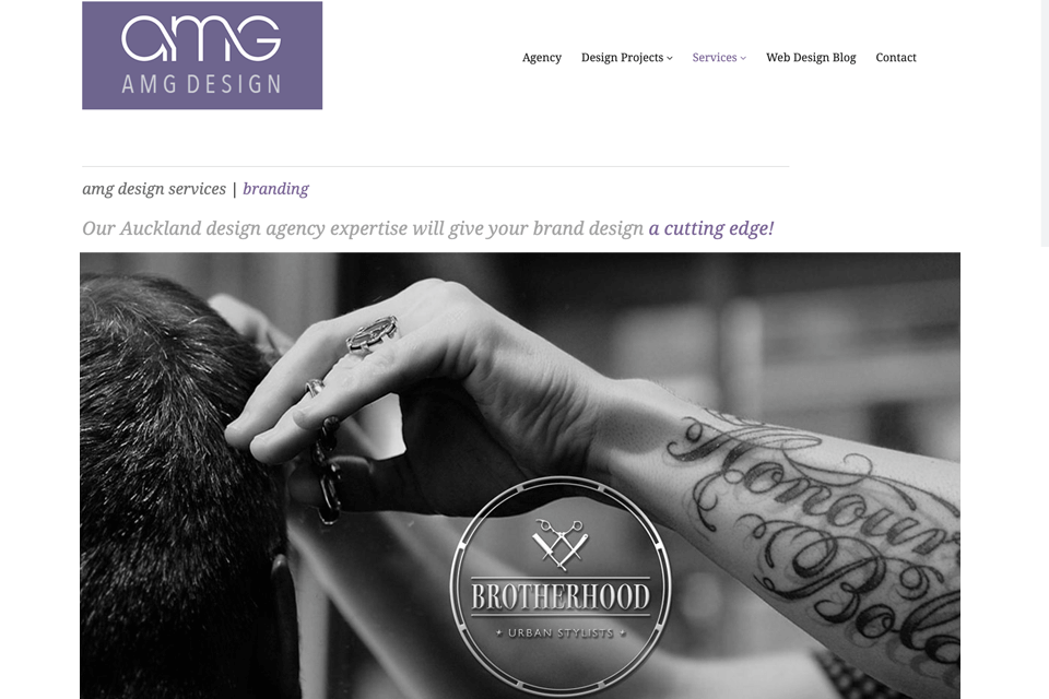 amg design sitio web agencia de diseño gráfico