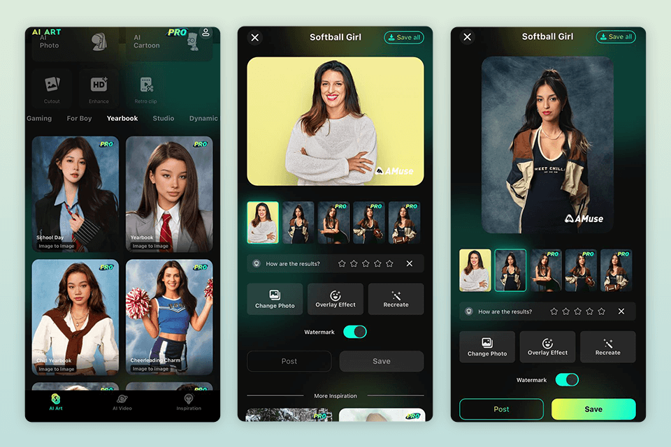 amuse ai yearbook photos app