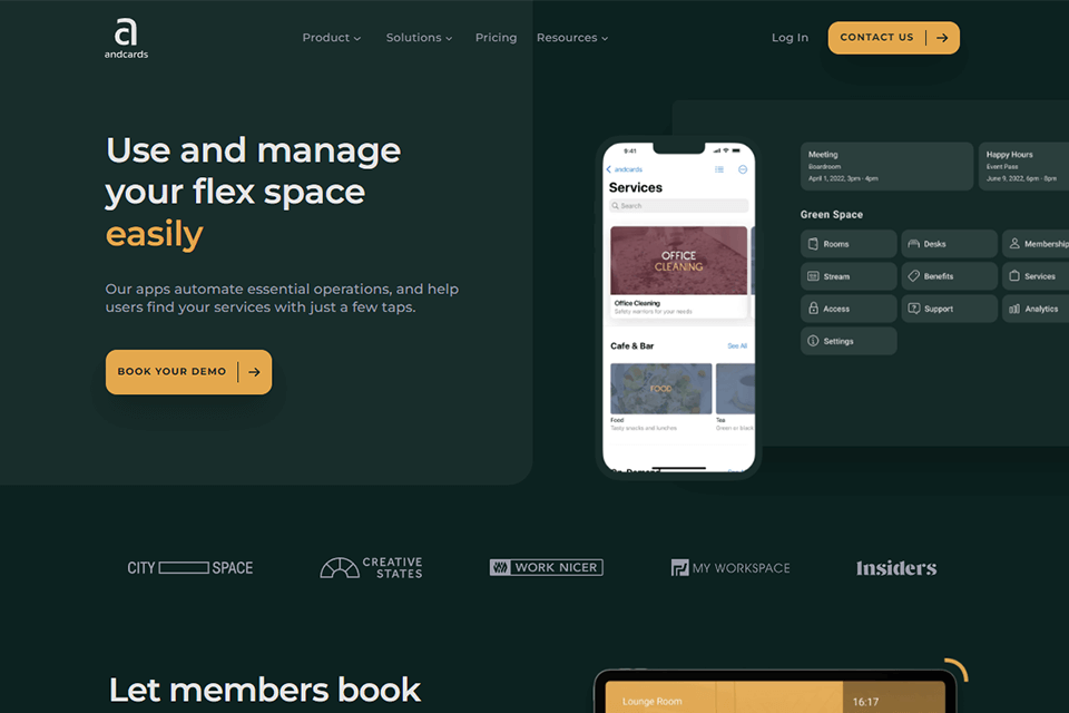 andсards platform interface
