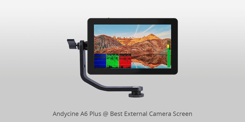 andycine a6 plus external camera screen