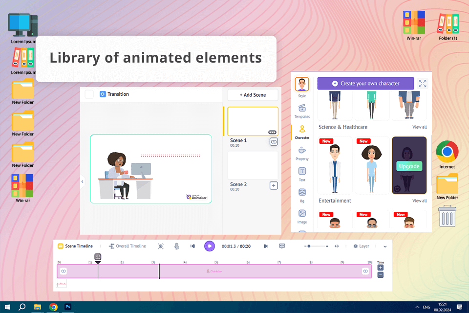 animaker vyond alternative interface