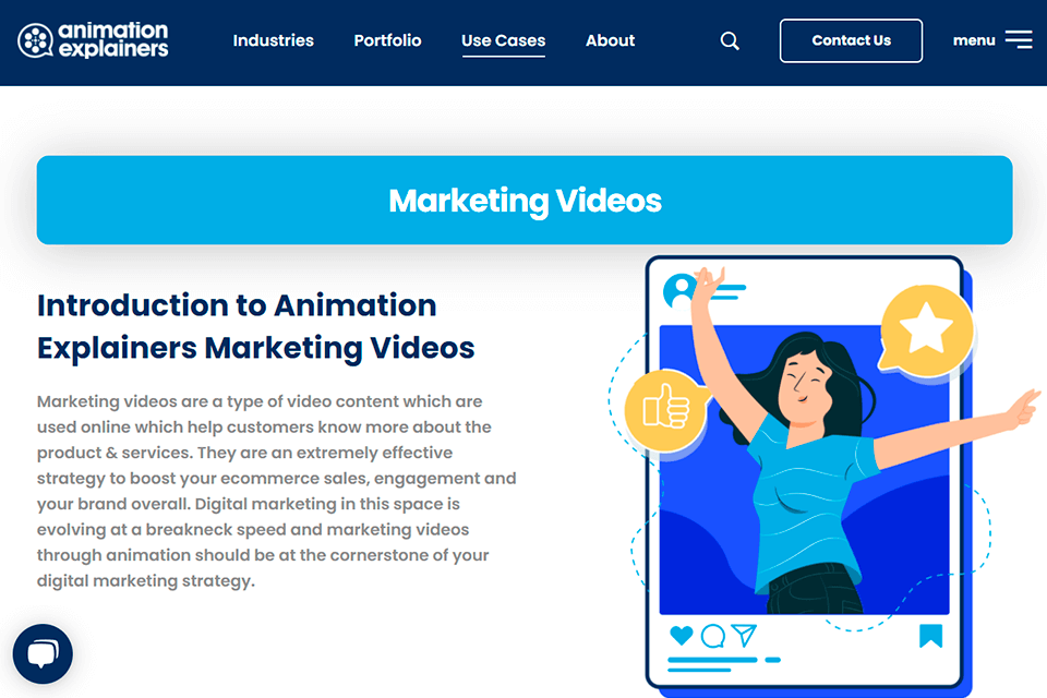 animation explainer marketing videos