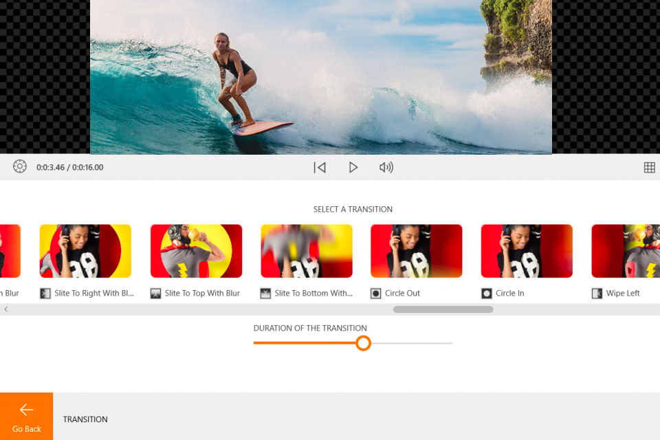 animotica interface transitions