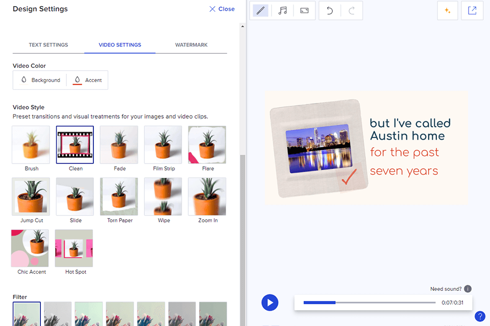 بديل animoto Invideo