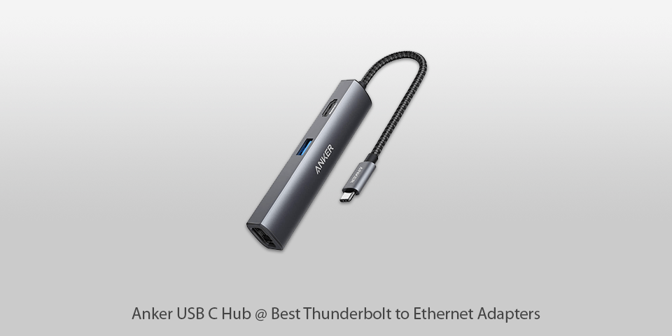 anker usb c hub thunderbolt to ethernet adapter