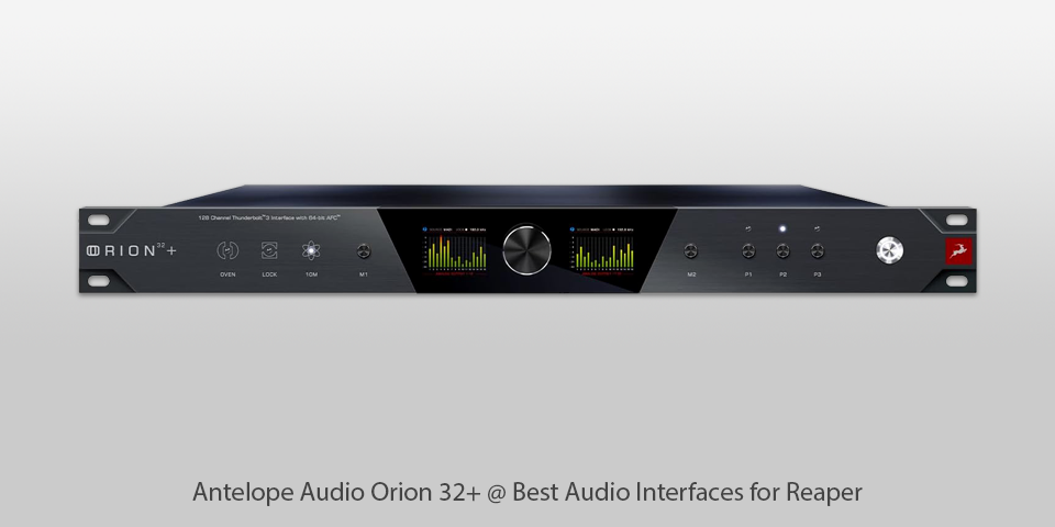 antelope audio orion 32+ audio interface for reaper