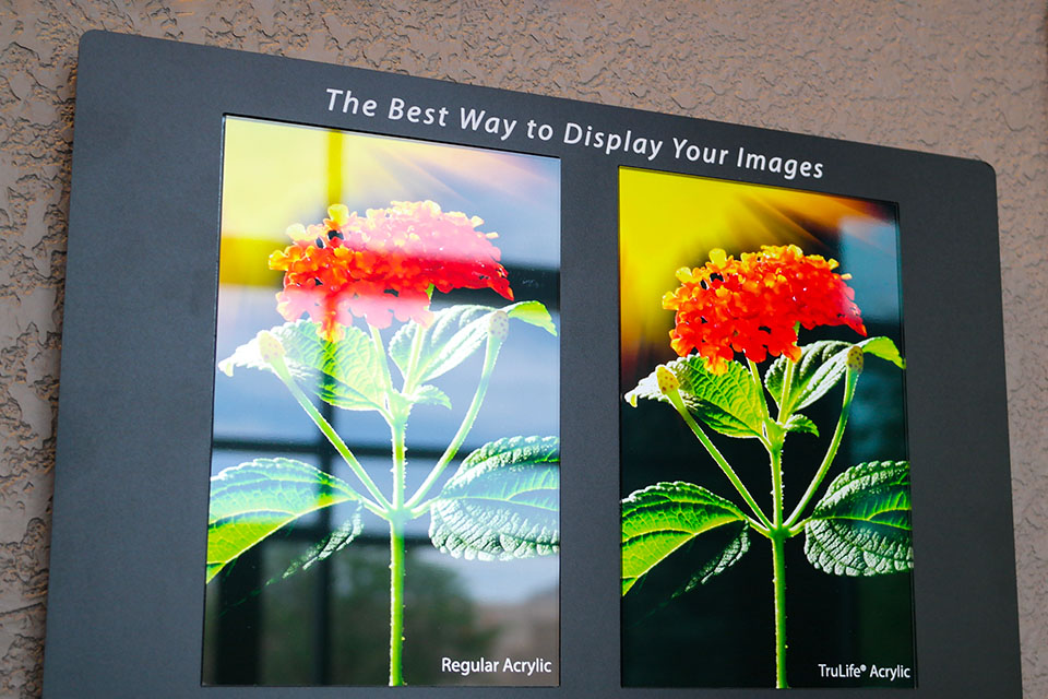 antiglare acrylic photo printing