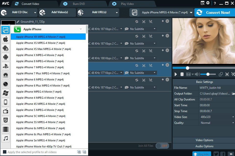 any video converter free youtube downloader interface
