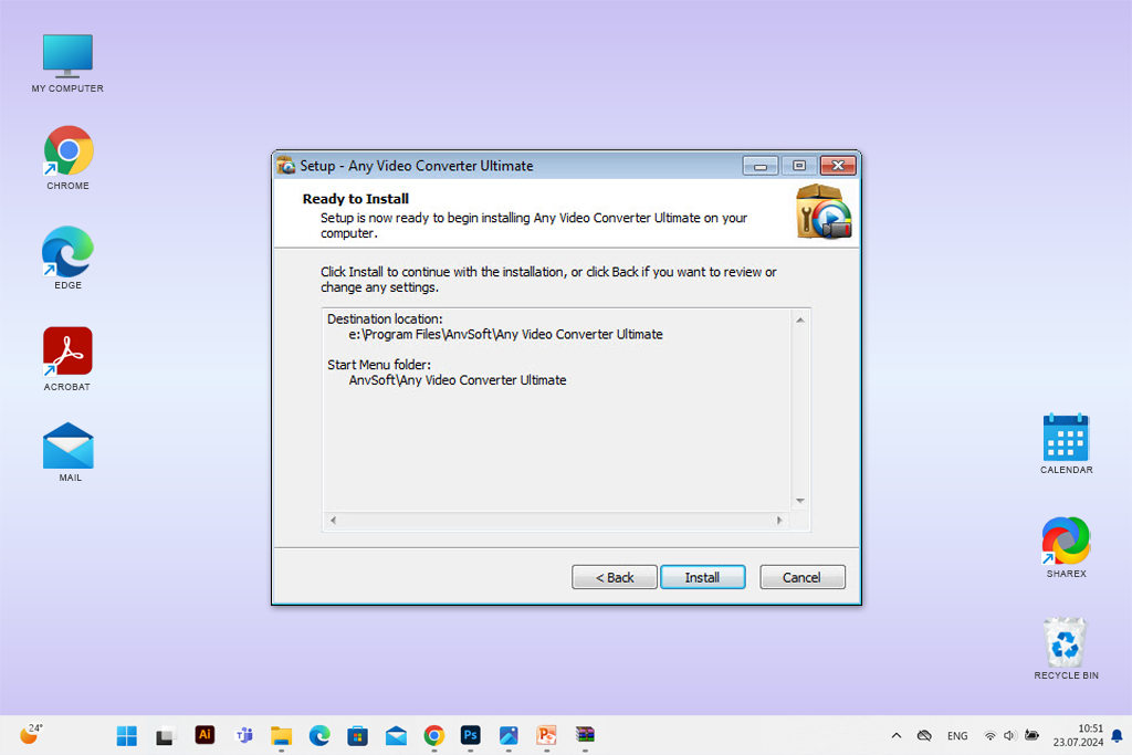 any video converter ultimate installation