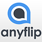 anyflip flipbook animation program logo