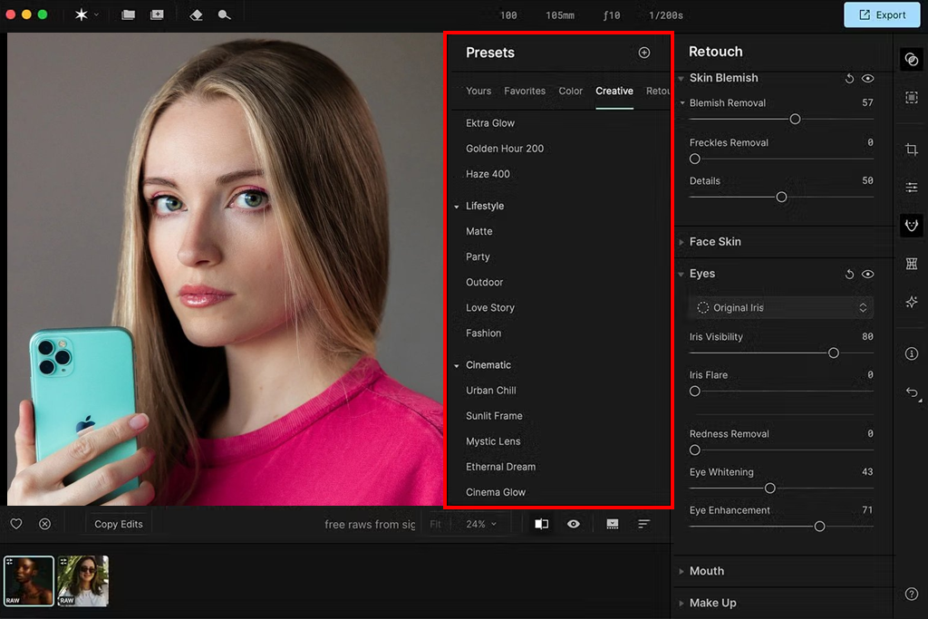 aperty presets
