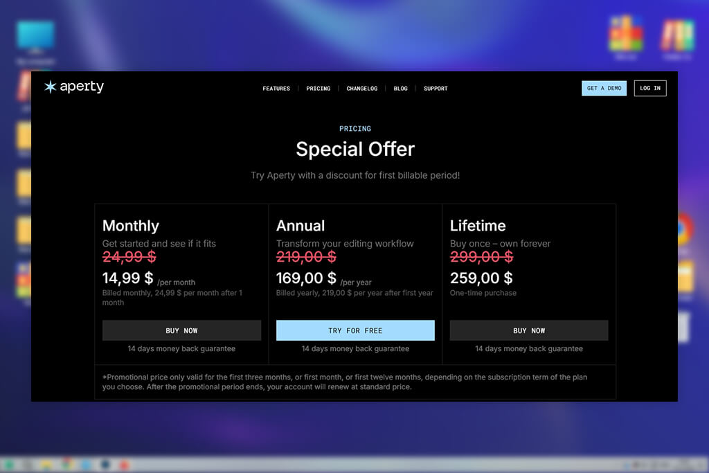 aperty review pricing