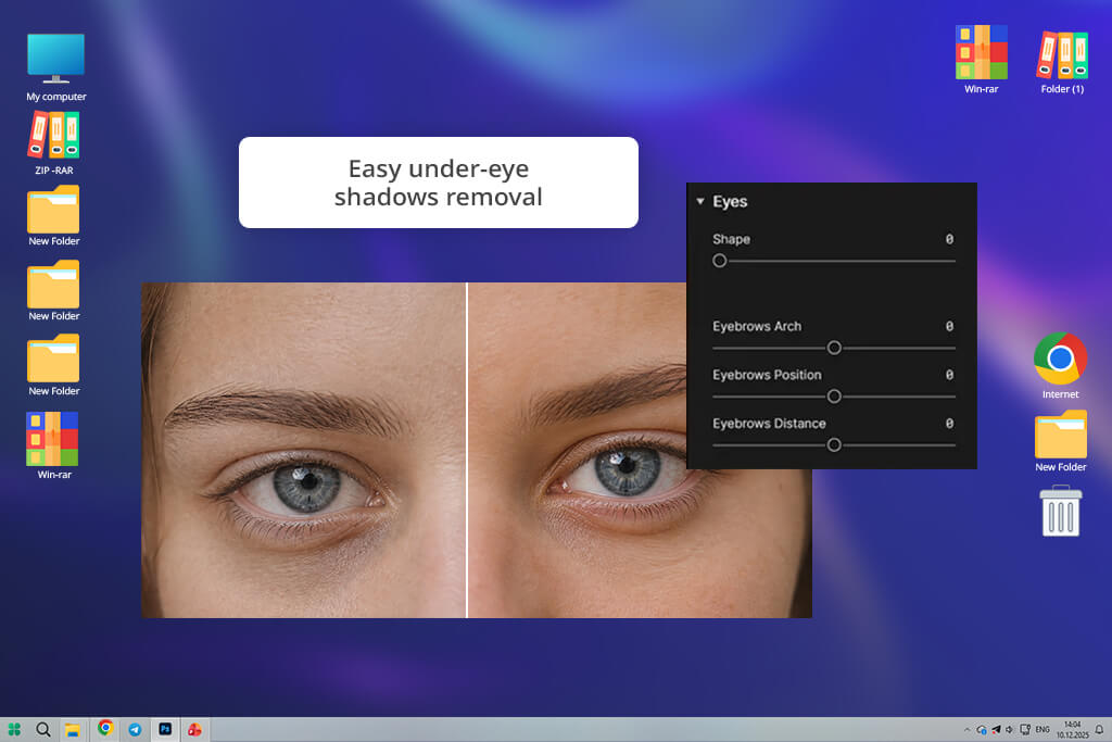 aperty review under-eye shadows removal