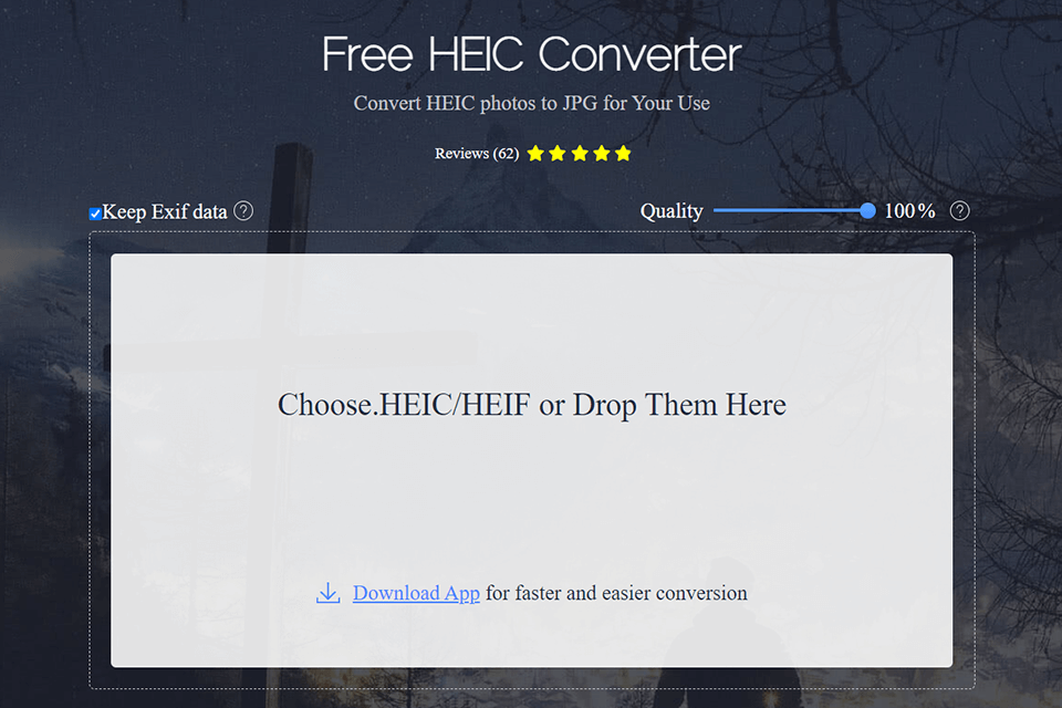 apowersoft heic إلى واجهة محول jpg