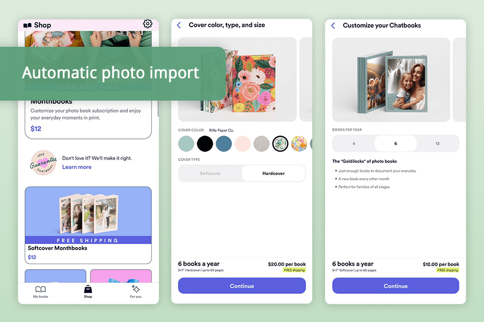 app for making photo books chatbooks