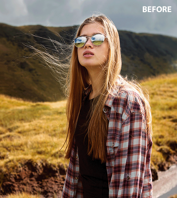 app to edit flyaway hair