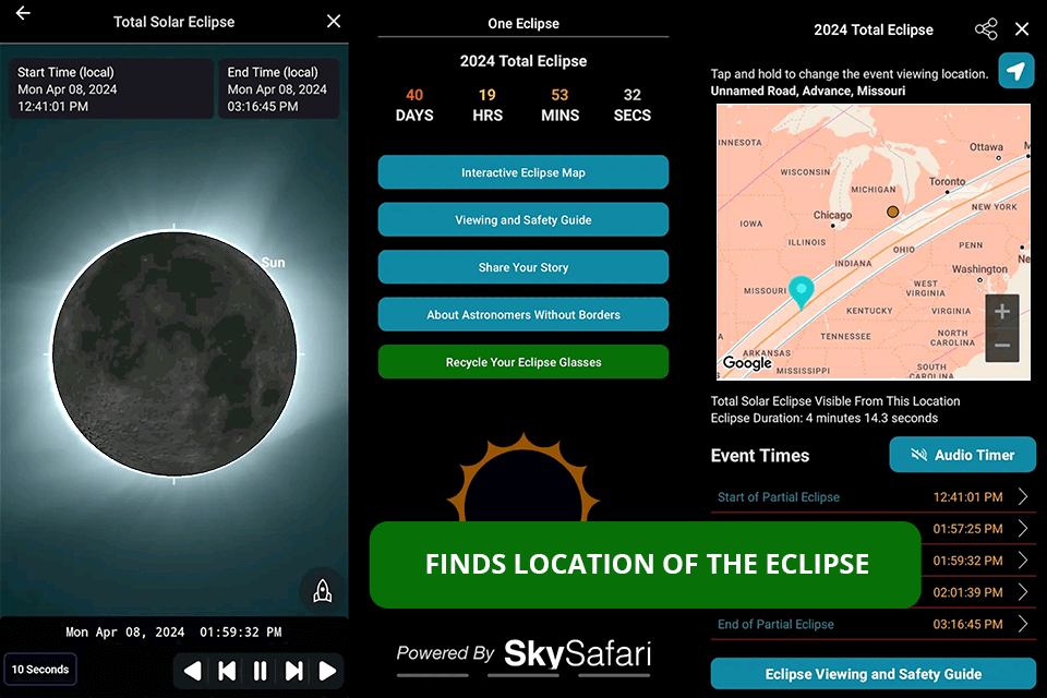 app to find eclipse interface