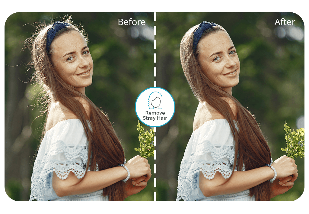 app to remove flyaway hair